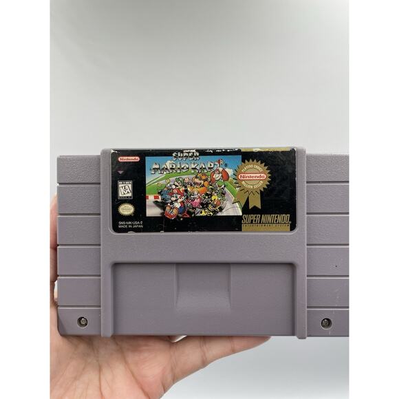 Super Mario Kart (1992) Super Nintendo SNES Tested - Picture 1 of 4